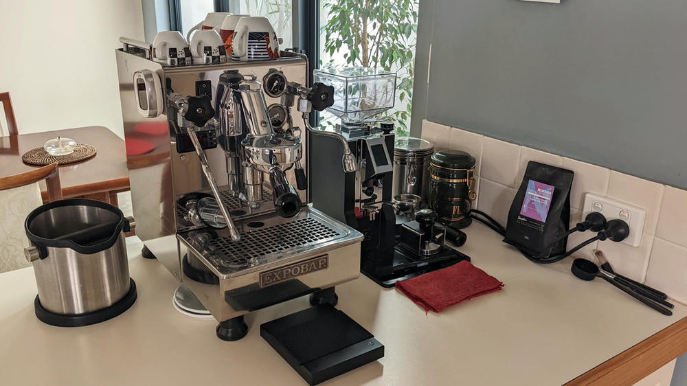 Pesado Espresso Shot Mirror - Customer Photo From Ian S.