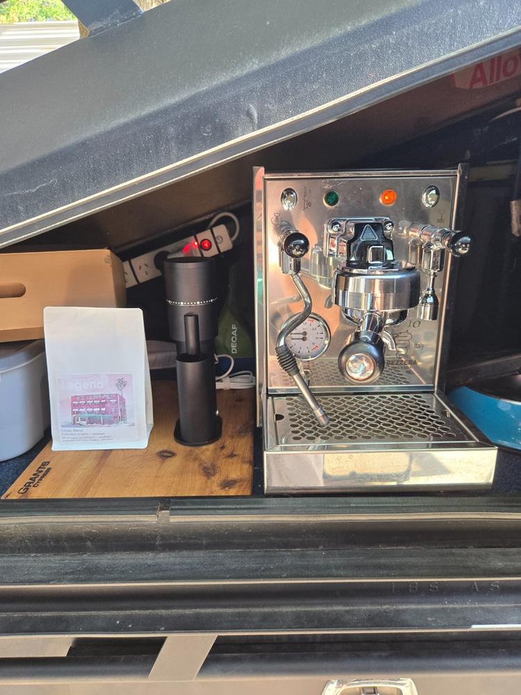 Option-O Lagom Mini Coffee Grinder - Customer Photo From allister Logan