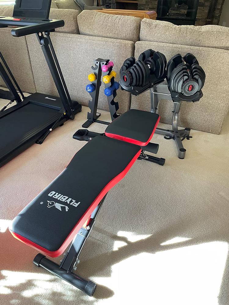 FLYBIRD Adjustable Weight Bench FB299 Newly Upgraded Workout Bench