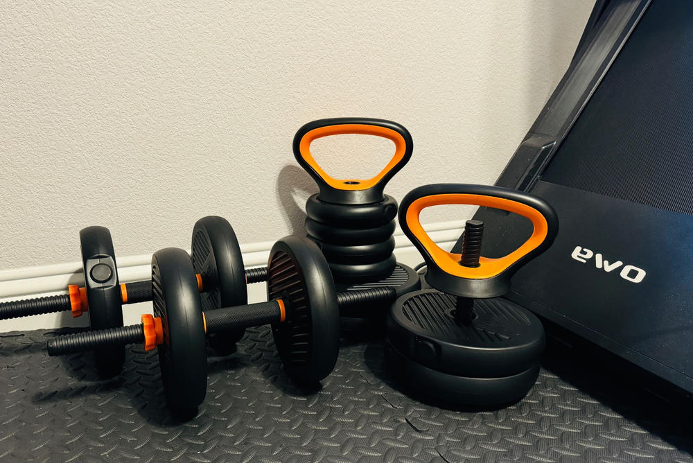 Flybird Adjustable Dumbbell Set - Customer Photo From Melyssa Edwards