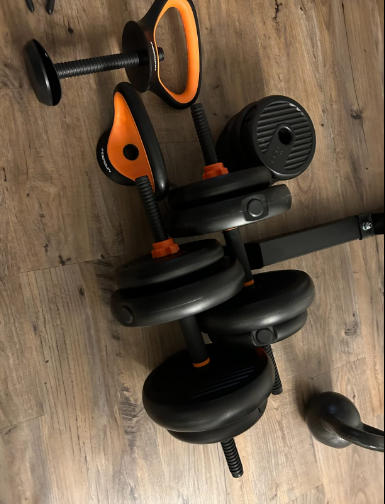 Flybird Adjustable Dumbbell Set - Customer Photo From Gabby V.