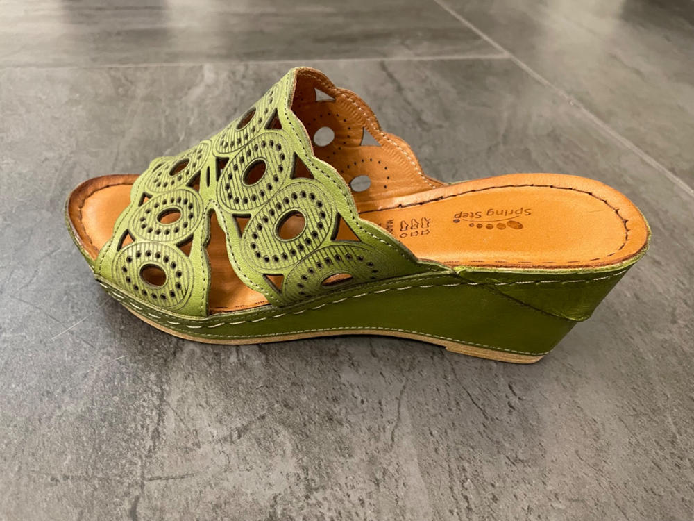 SPRING STEP LABARNAS SLIDE SANDALS - Customer Photo From Leah E.