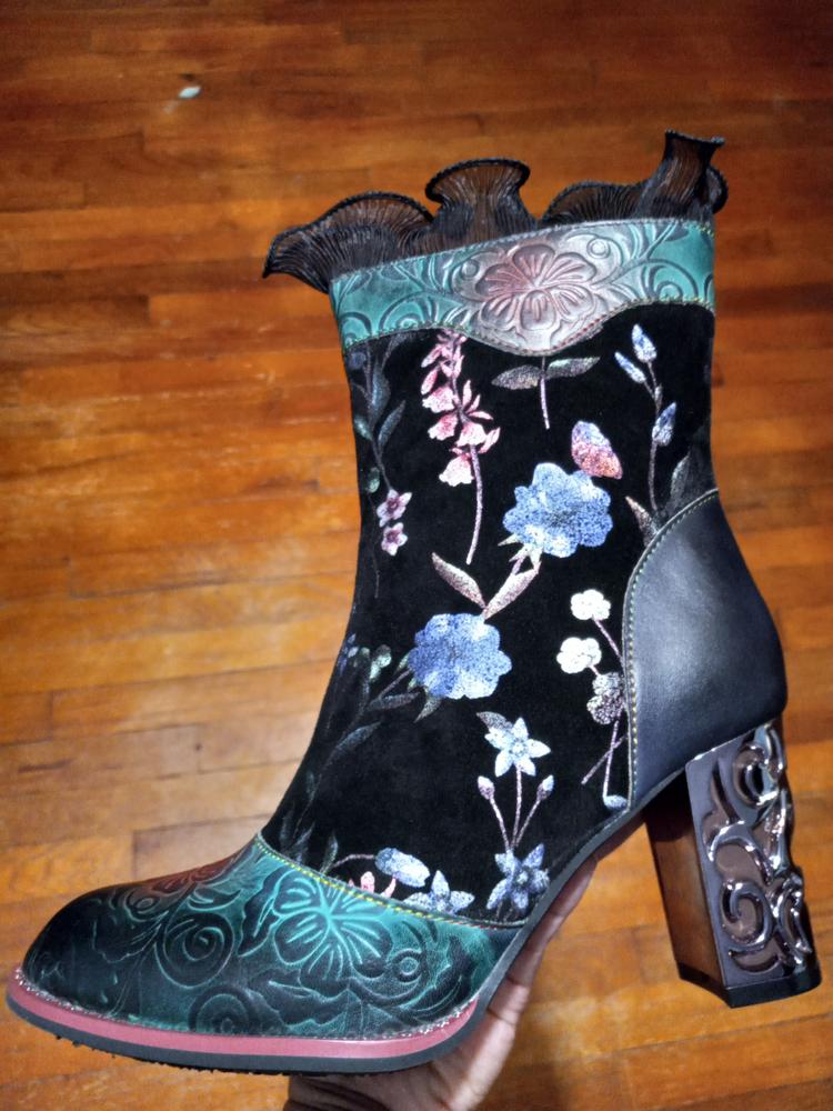 L`ARTISTE GAGA MID-CALF BOOTS - Customer Photo From IVH