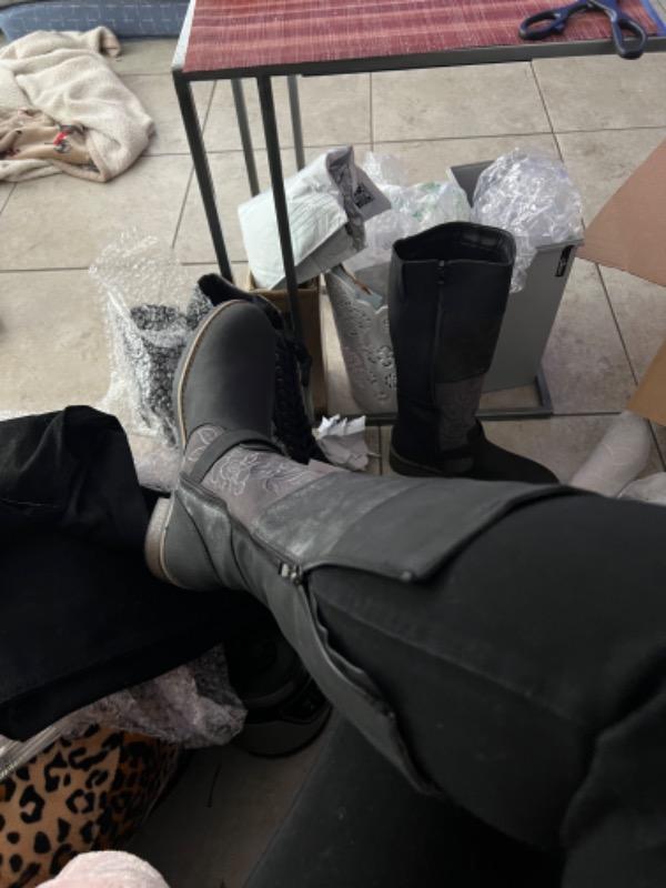 PATRIZIA COLLAGE TALL BOOTS - Customer Photo From Anonymous