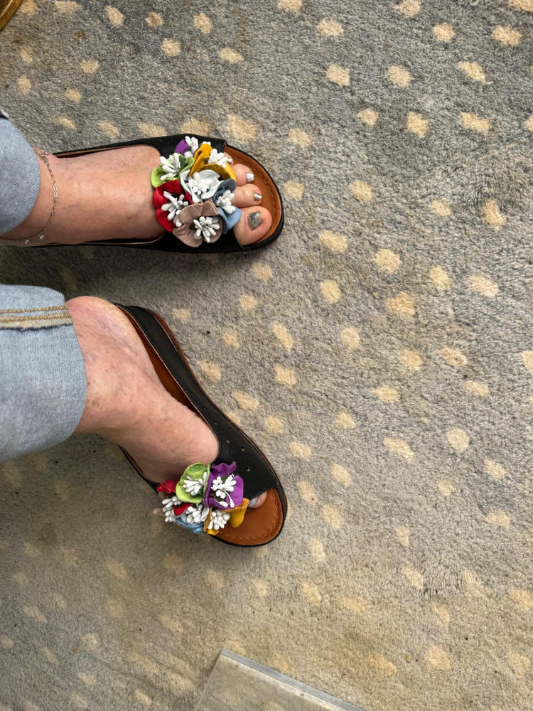 SPRING STEP LAVONA SLIDE SANDALS - Customer Photo From Carole B.