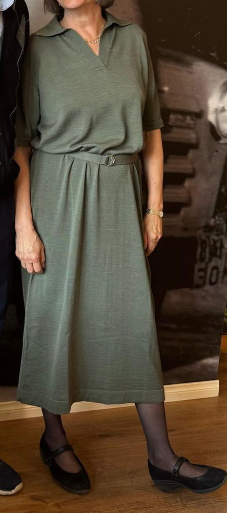 Voyage-neulemekko, khaki - Customer Photo From Raija Hilden