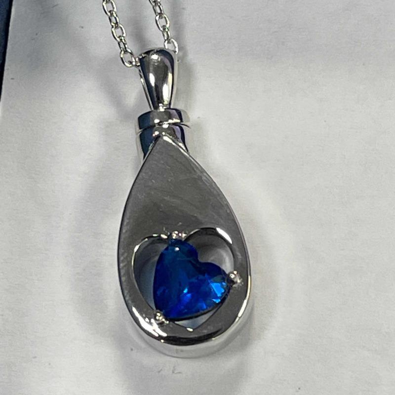 925 Sterling Silver Urn Necklaces for Ashes CZ Teardrop Ashes Eternity Cremation Jewelry Urns Necklace Keepsake Memorial Gifts - Customer Photo From Cookie