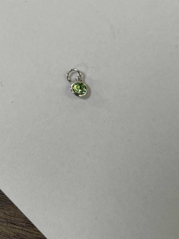 Sterling Silver AAA CZ  Birthstone Charm - Customer Photo From Britton