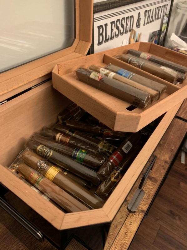Octodor Glass Top Humidor - Customer Photo From Brian Holtze