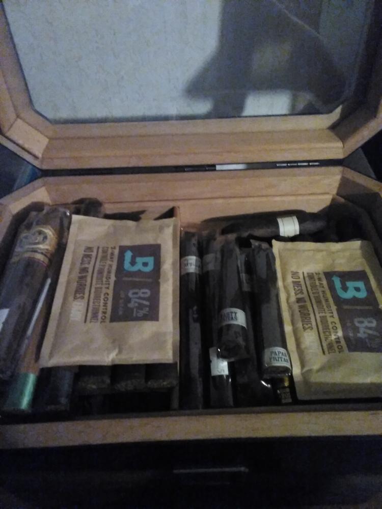Octodor Glass Top Humidor - Customer Photo From Tristan Crawford