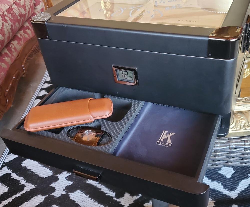 Black Edition Military Humidor - Customer Photo From Jean-Pierre M.