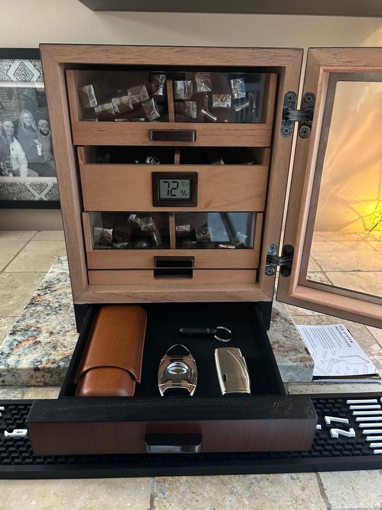 Luca Humidor Cabinet - Customer Photo From Jeff Tillman