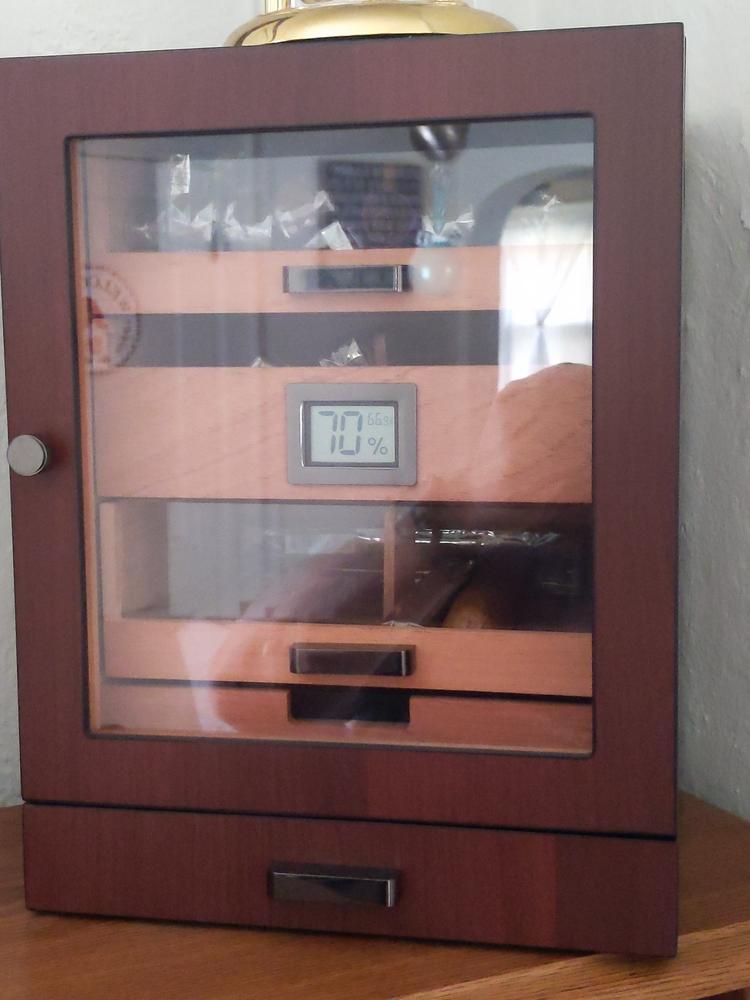 Luca Humidor Cabinet - Customer Photo From Richard