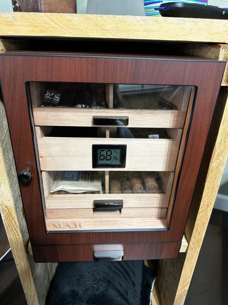 Luca Humidor Cabinet - Customer Photo From Michael Howell