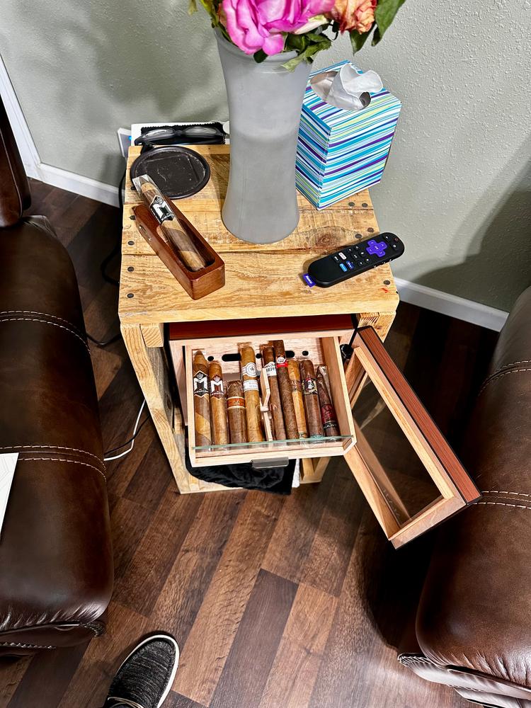 Luca Humidor Cabinet - Customer Photo From Michael Howell