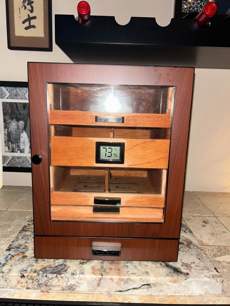 Luca Humidor Cabinet - Customer Photo From Jeff Tillman