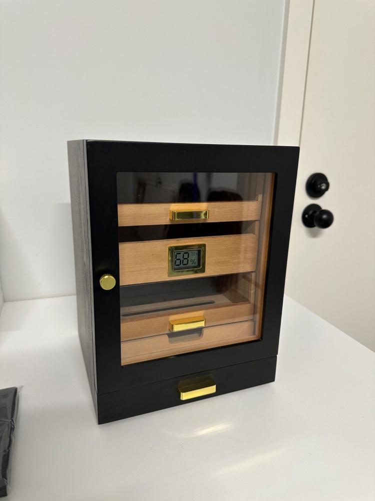 Luca Humidor Cabinet - Customer Photo From Christopher Tsiolis