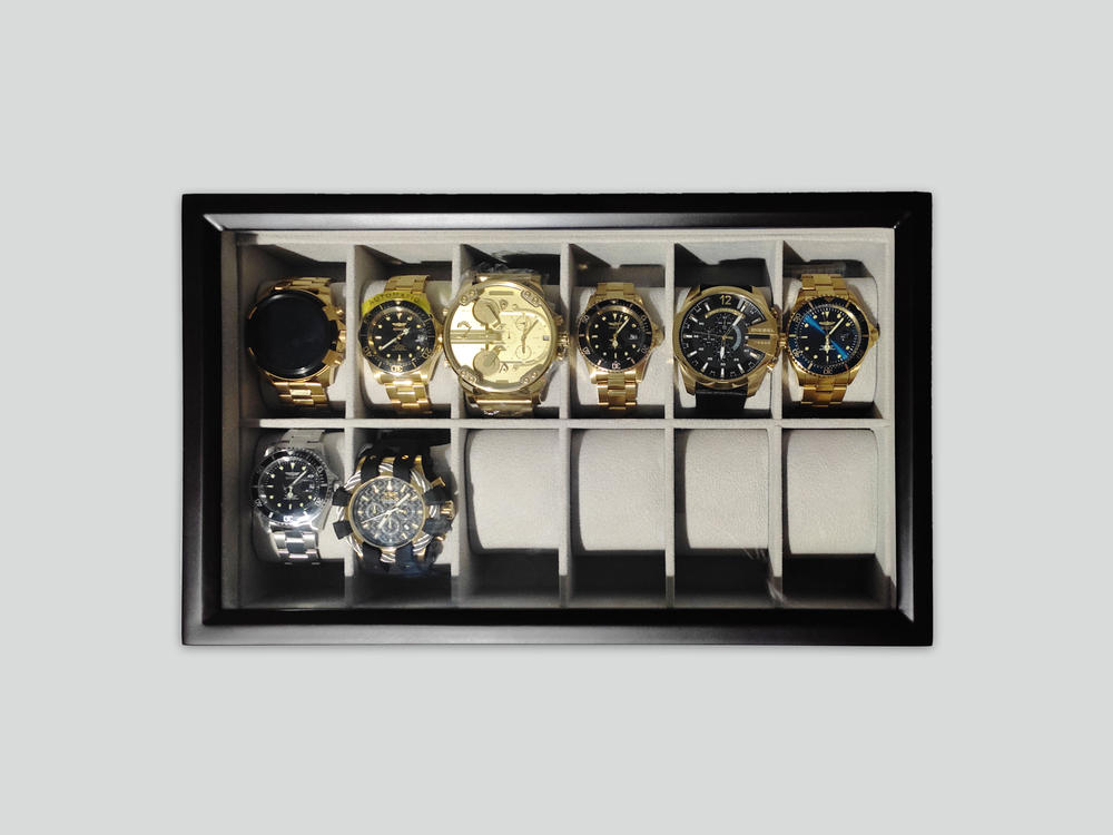 Solid Wood Watch Box - 12 Slot - Customer Photo From Derian Castillo