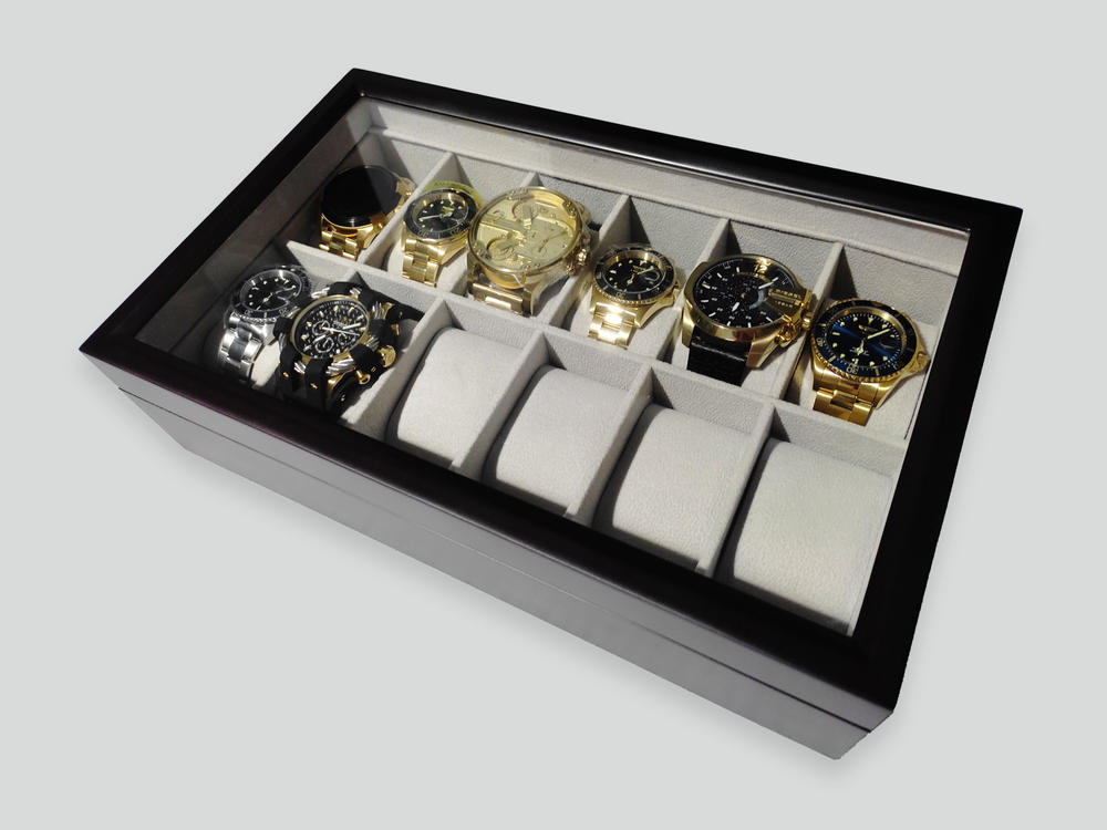 Solid Wood Watch Box - 12 Slot - Customer Photo From Derian Castillo