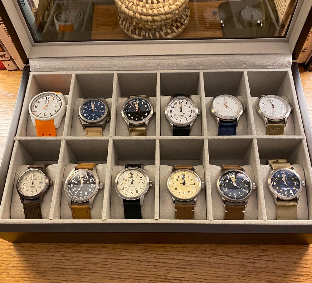Solid Wood Watch Box - 12 Slot - Customer Photo From Steven Harvey