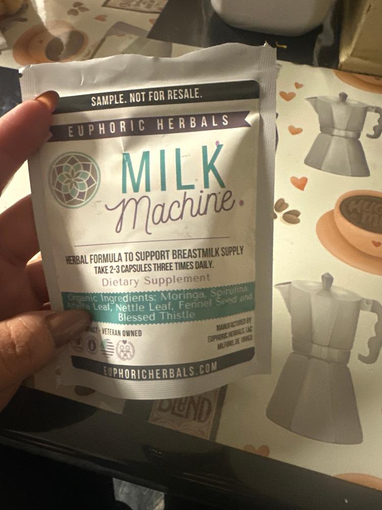 Lactation Supplement Sample - Customer Photo From Rosie Hernandez