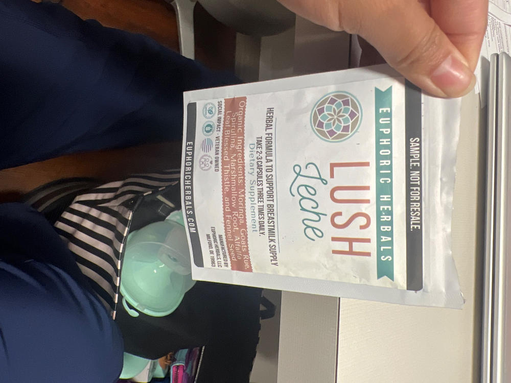 Lactation Supplement Sample - Customer Photo From Jessica Cervantes