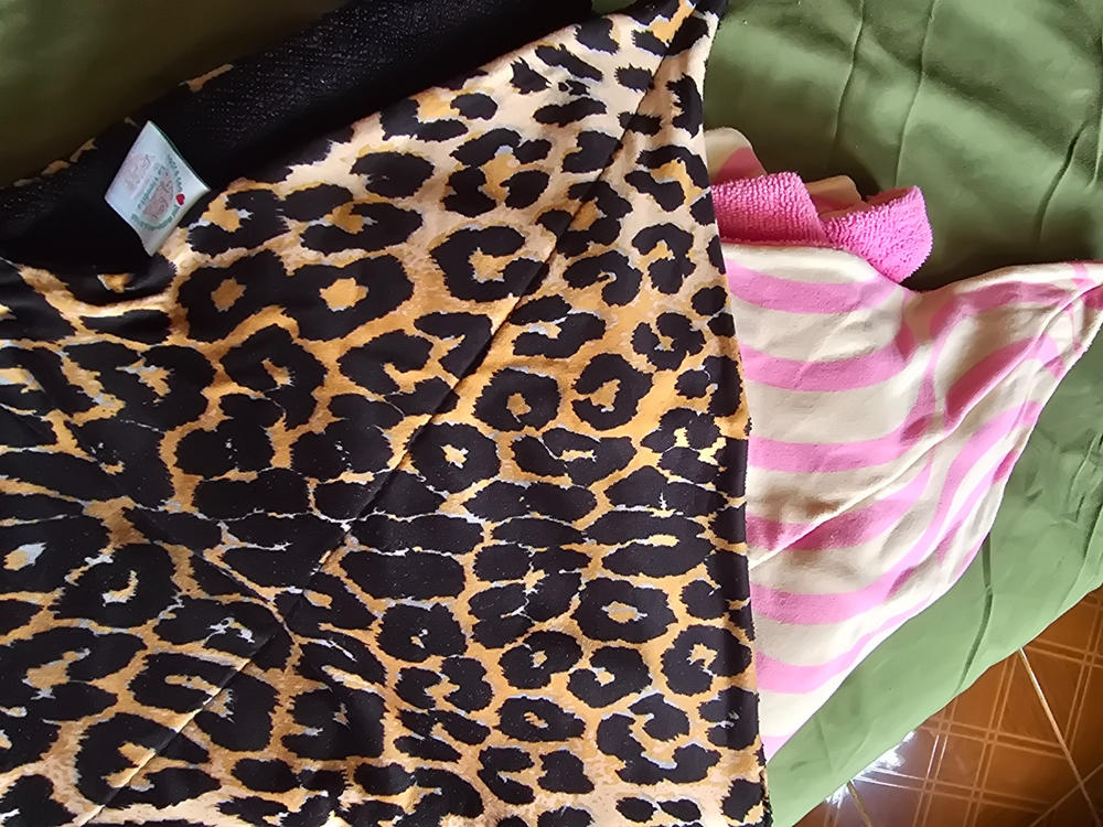 ✨ PLOPPING 2 EN 1 ANIMAL PRINT MICROFIBRA Y ALGODÓN ✨ - Customer Photo From Karla Villatoro