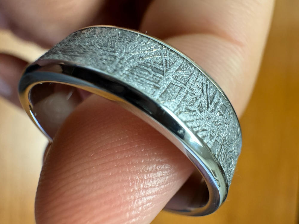 Size 10 Cobalt Chrome and Meteorite - Customer Photo From Brendan Smith