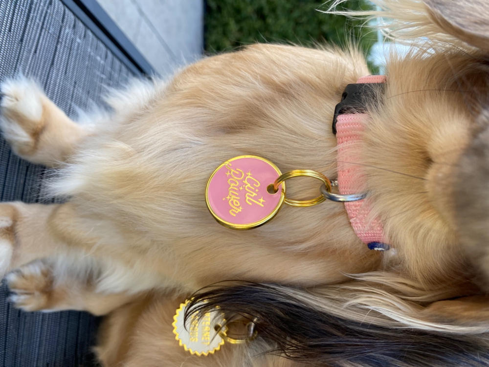 Girl Power Tag - Customer Photo From Kitty The Dachshund