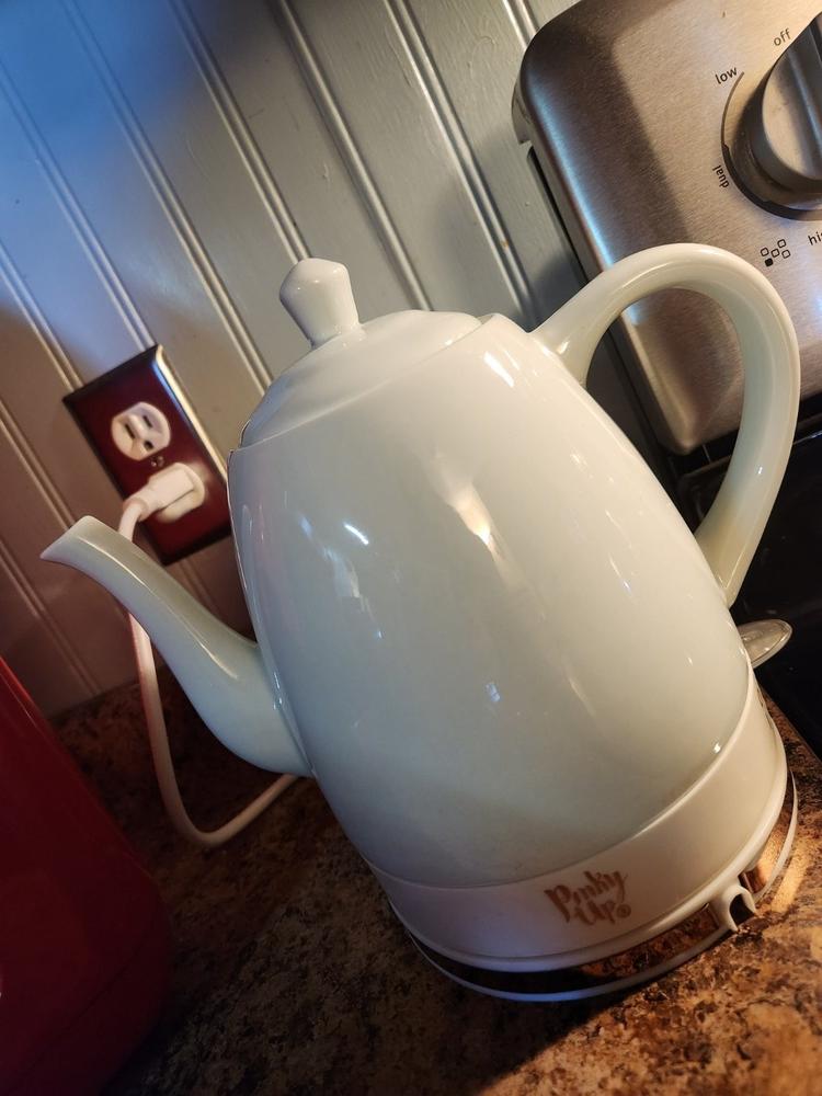 Noelle Ceramic Electric Tea Kettle in Mint - Customer Photo From Vanessa Chin