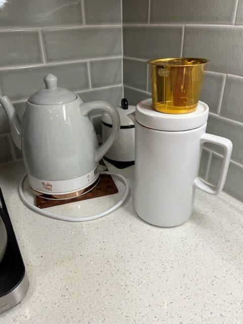 Jona Stoneware Teapot in Matte White - Customer Photo From Betsy Santoro