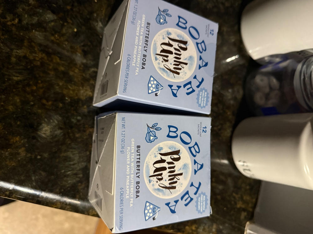 Butterfly Boba Tea Sachets - Customer Photo From Rick Roberts