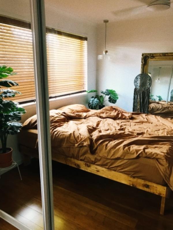 EDEN Quilt Cover - Terracotta - Customer Photo From Krystal S.