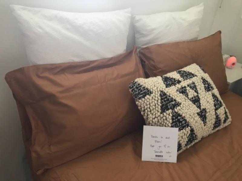 Eden Cotton - Terracotta Flat Sheet - Customer Photo From Eileen P.