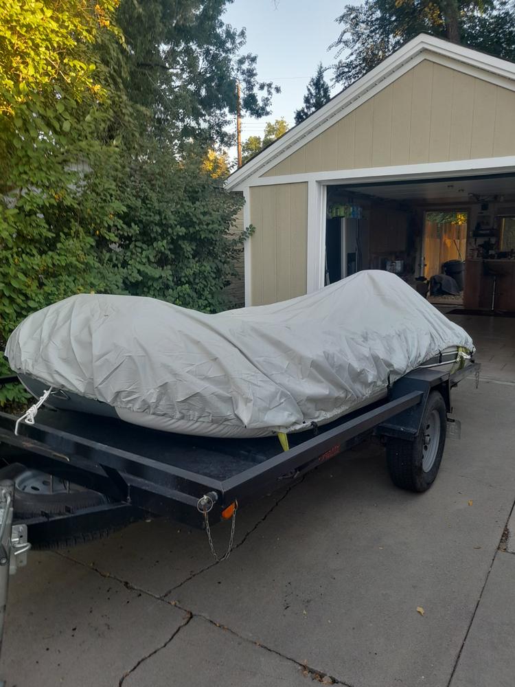 Newport Boat Cover - Customer Photo From Kelly Siefkes