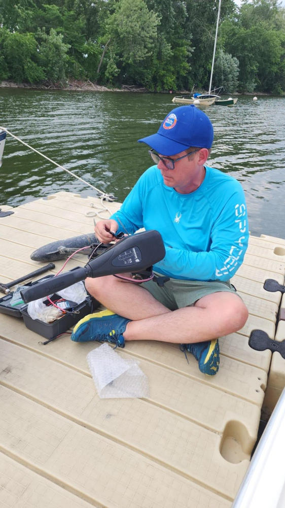 Trolling Motor Part #45 - Tilt Lever (All Series) - Customer Photo From Mitchell Martin