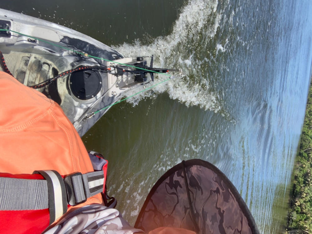 Newport NK300 - 3HP Electric Kayak Motor - Customer Photo From Charles Russell 
