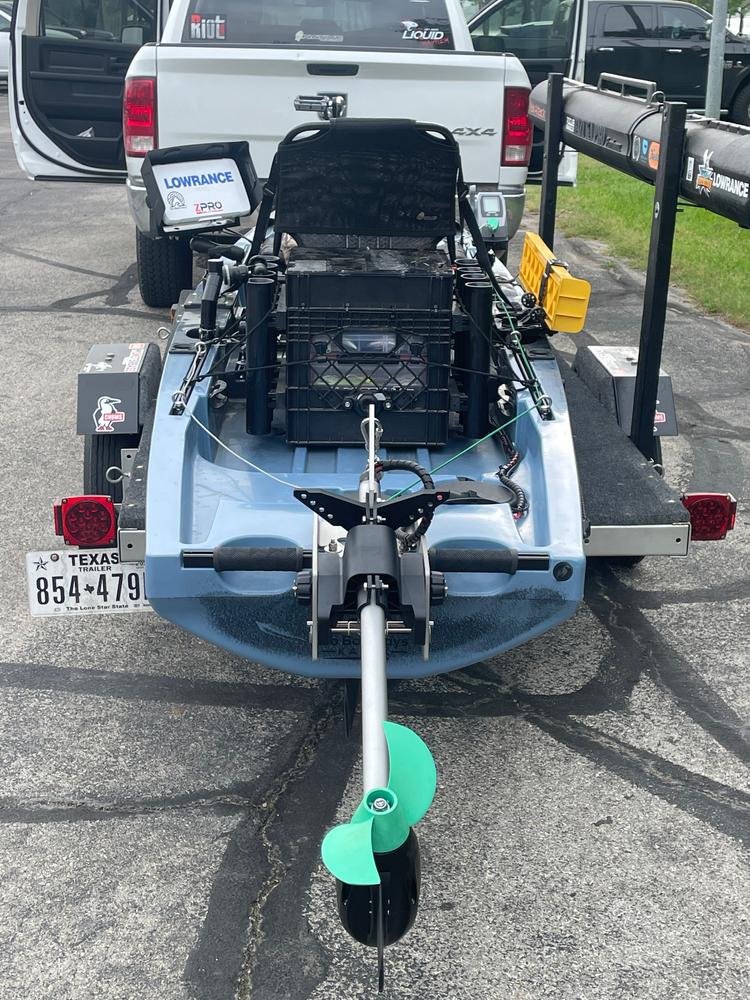 Newport NK180PRO - Electric Kayak Outboard Motor - Customer Photo From Michael Manning