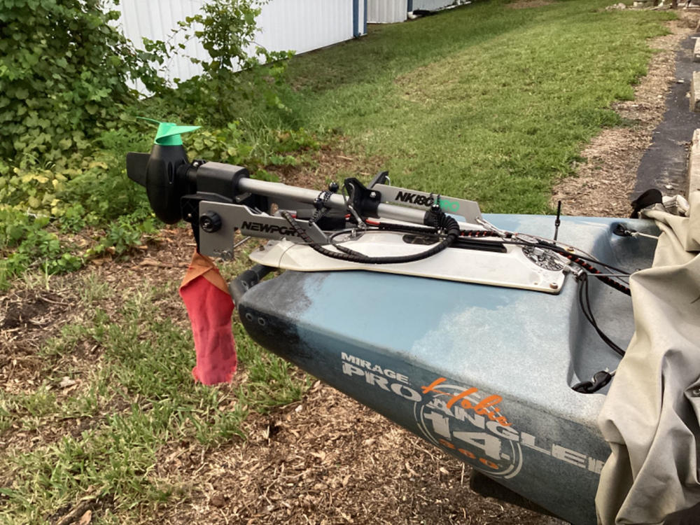 Newport NK180PRO - Electric Kayak Outboard Motor - Customer Photo From Bill Roberts