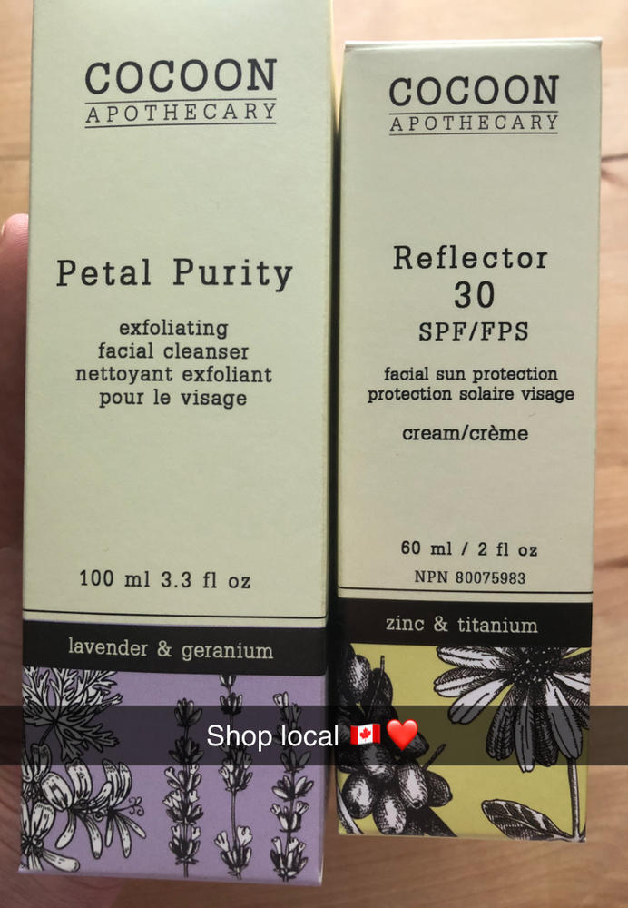 Petal Purity Exfoliating Cleanser - Customer Photo From Jenny Purc
