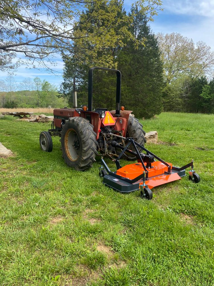 TMG Industrial 72 Tow Behind 3 Point Hitch Finish Mower 30 50 HP Com