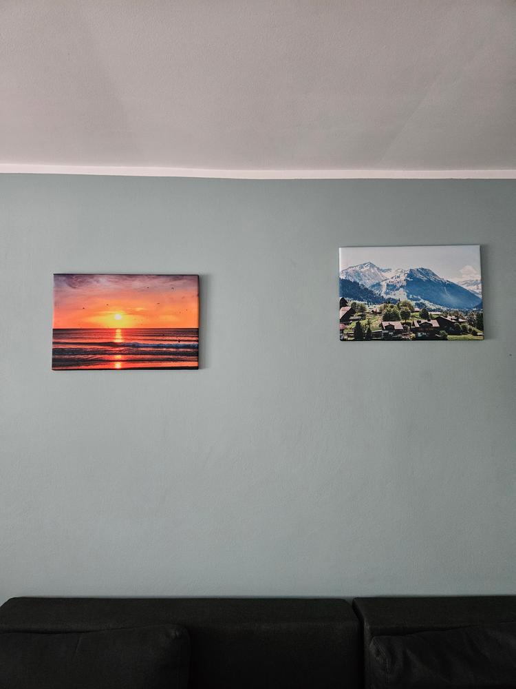 Tablou canvas romanesc - Răsărit la Marea Neagră - Customer Photo From Muresan C.