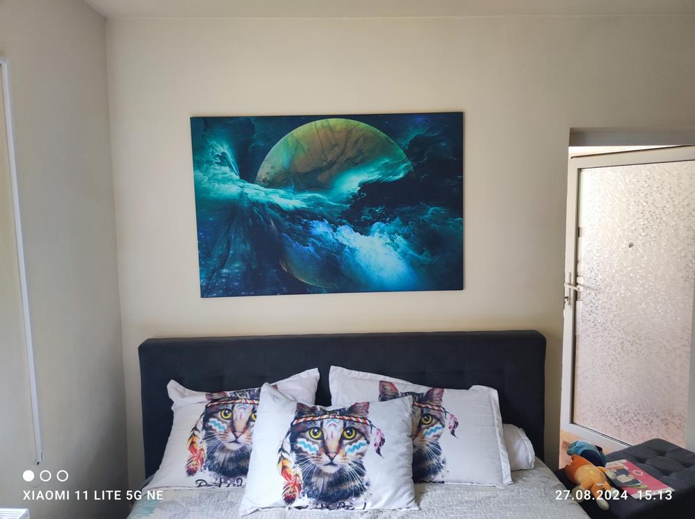 Tablou canvas -Luna martiana - Customer Photo From Anghel Ionelia Giorgiana