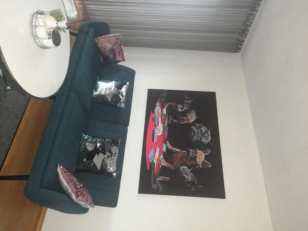 Tablou canvas - Poker intre dulai - Customer Photo From Gabriela Filimon