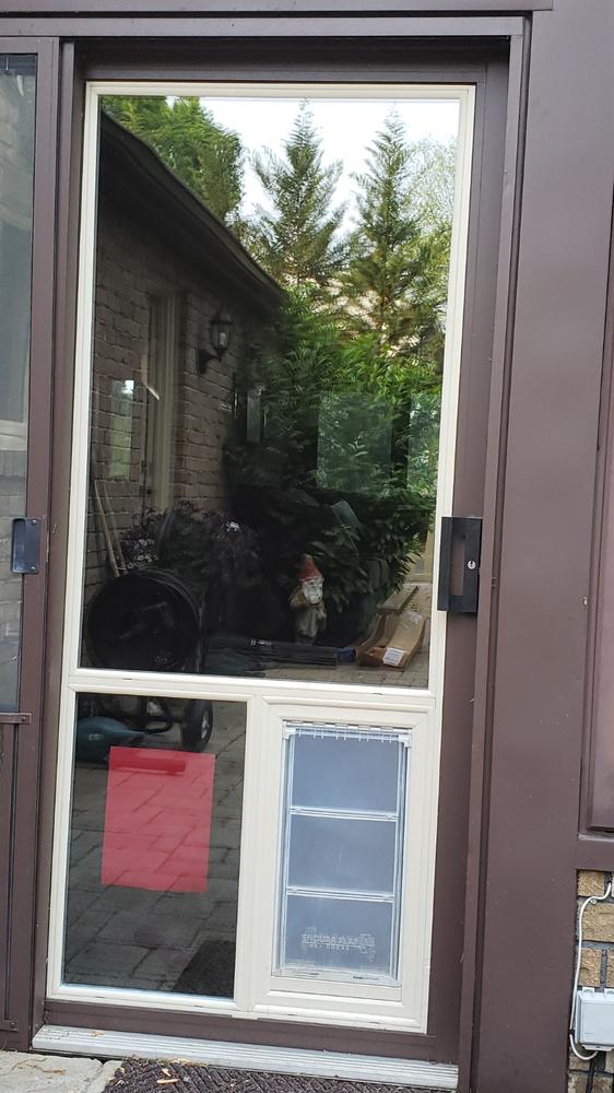 Pet Door Guys In The Glass Pet Door - Customer Photo From Gregory Wynn