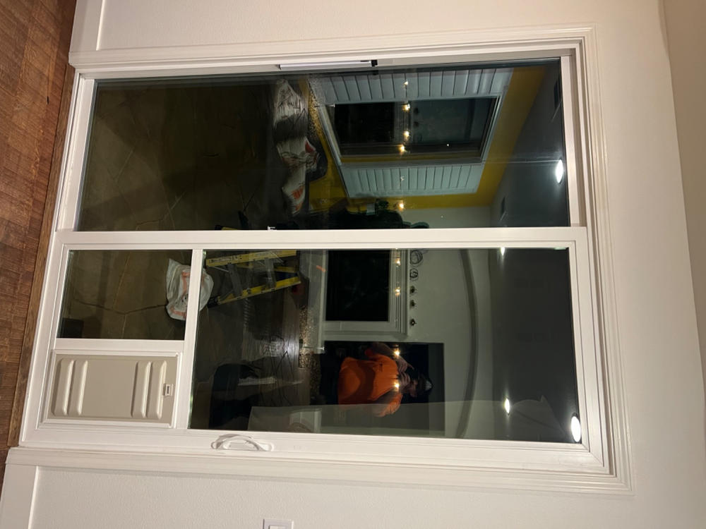 Pet Door Guys In The Glass Pet Door - Customer Photo From Jacob Moffett