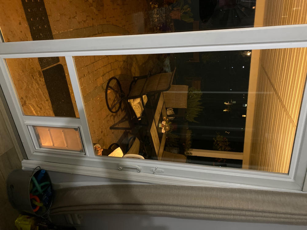 Pet Door Guys In The Glass Pet Door - Customer Photo From Diane Keck