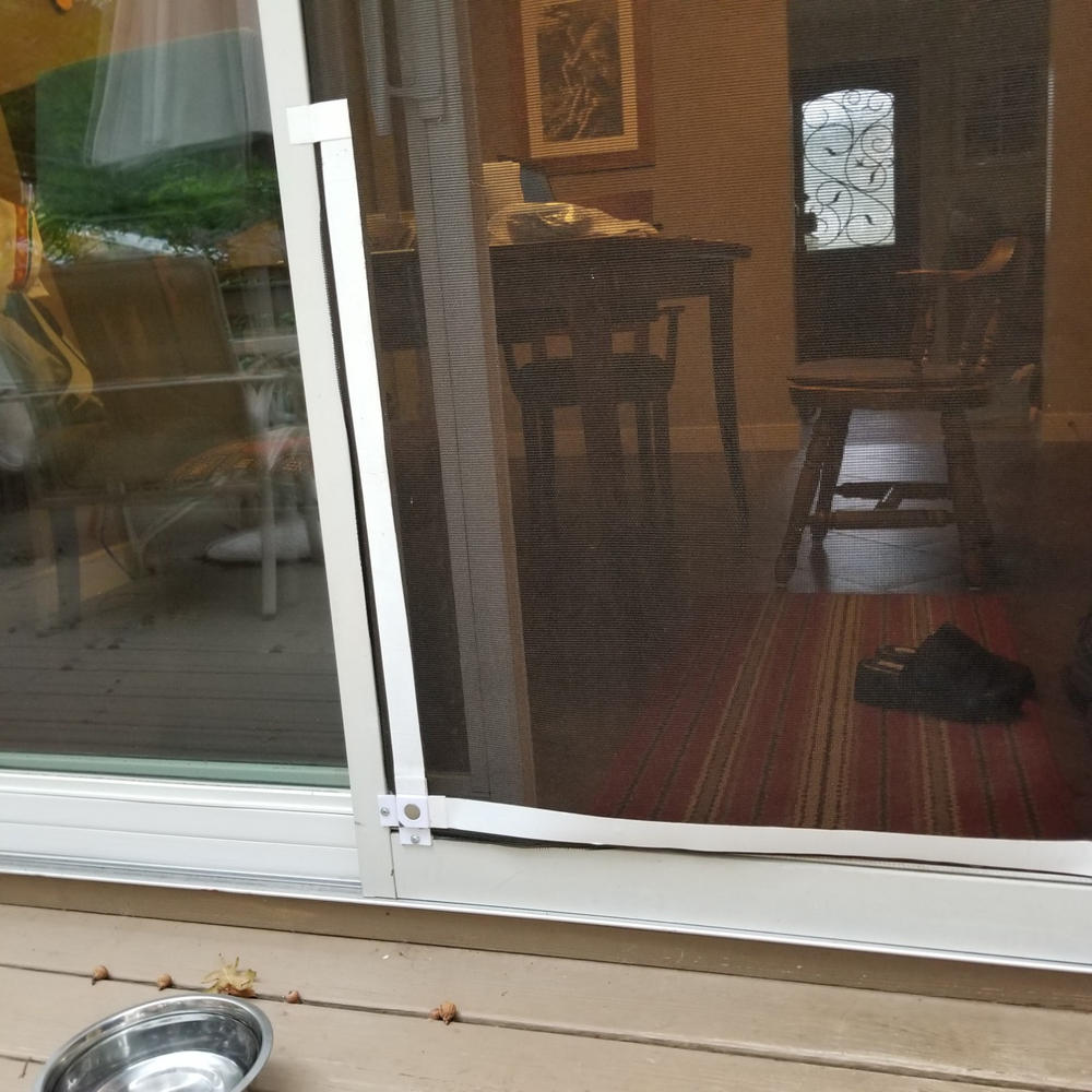 Screen Pet Door Conversion and Replacement Kit - Customer Photo From David Ahlijanian