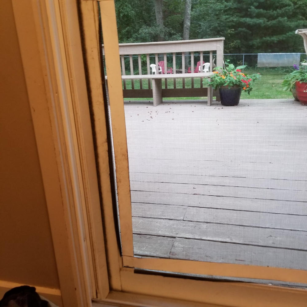 Screen Pet Door Conversion and Replacement Kit - Customer Photo From David Ahlijanian