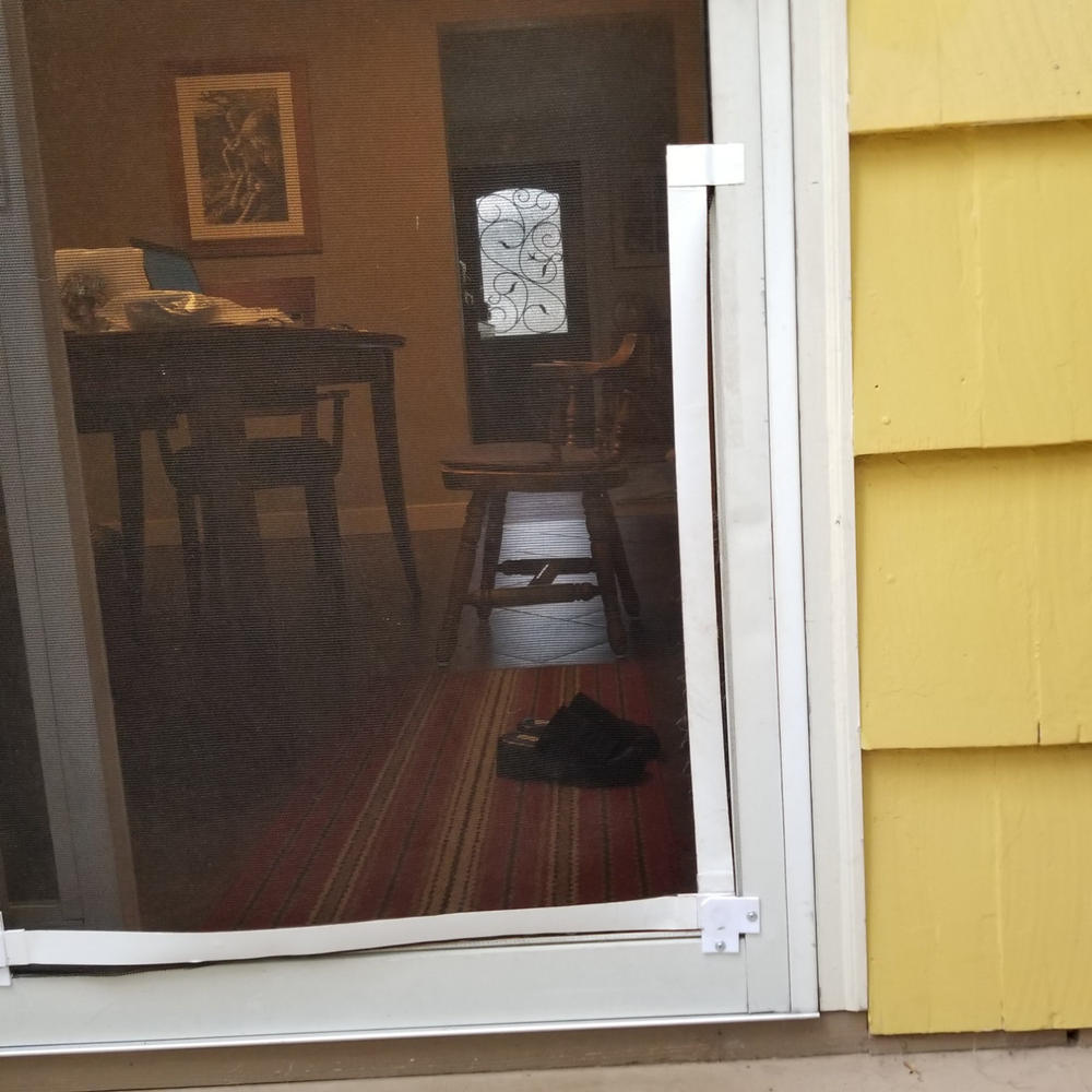 Screen Pet Door Conversion and Replacement Kit - Customer Photo From David Ahlijanian